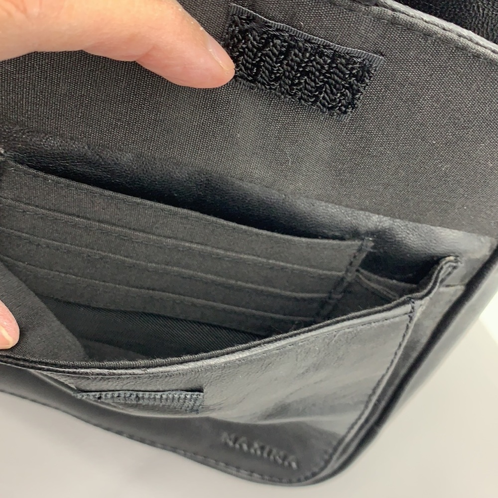 NWT WILSONS Black Leather Maxima Mini Bacpack - Picture 6 of 8